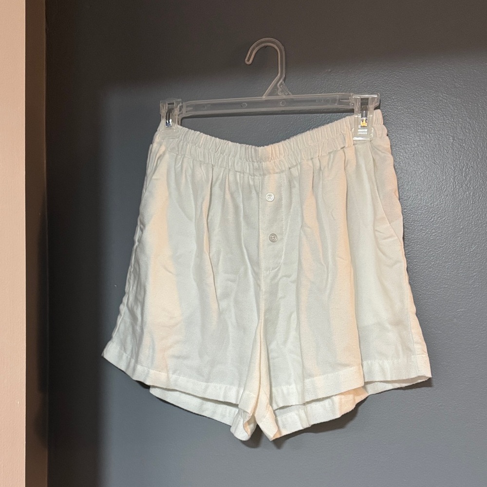 Women's White Shorts